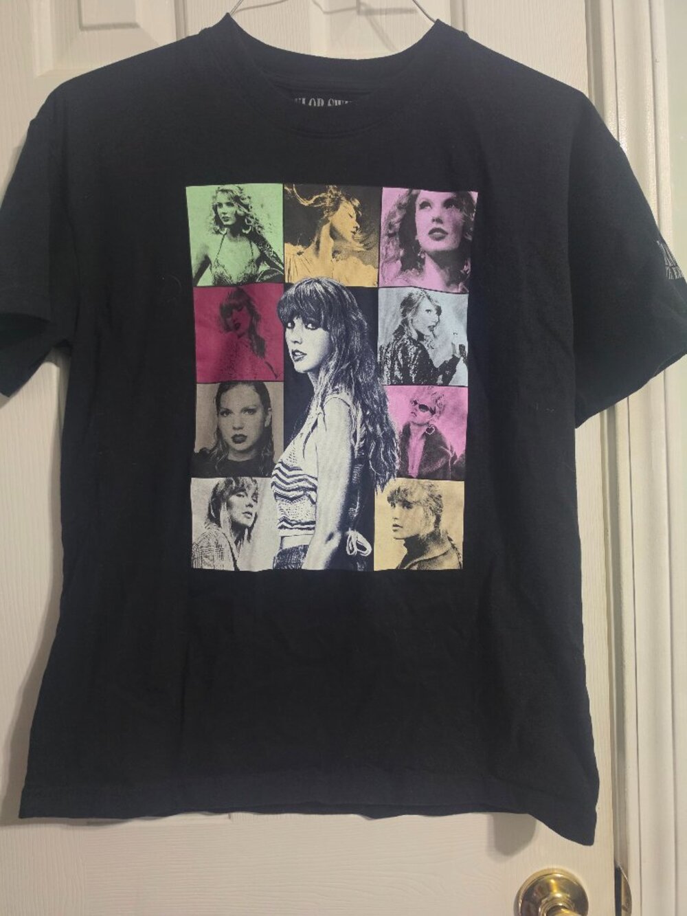 Taylor Swift | The Eras Tour Through LA Black T-Shirt